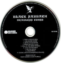 Charger l'image dans la galerie, Black Sabbath - Headless Cross compact disc.