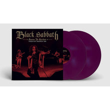 Charger l'image dans la galerie, Purple vinyl records with Black Sabbath album cover on a white background