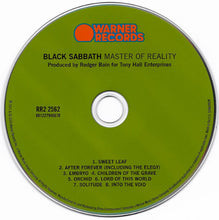Charger l'image dans la galerie, Black Sabbath - Master Of Reality LP compact disc.