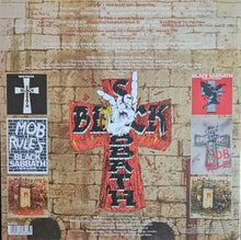 Cargar imagen en el visor de la galería, Black Sabbath - Mob Rules back vinyl record cover artwork.