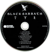 Load image into Gallery viewer, Black Sabbath - Tyr compact disc.