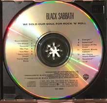 Load image into Gallery viewer, Black Sabbath - We Sold Out Soul For Rock 'N' Roll compact disc.