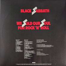 Cargar imagen en el visor de la galería, Black Sabbath - We Sold Out Soul For Rock 'N' Roll back vinyl record cover.