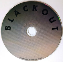 Charger l'image dans la galerie, CD with 'BLACKOUT' text on a white background