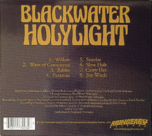 Load image into Gallery viewer, Back cover of a music album with tracklist and band information on a dark background