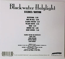 Load image into Gallery viewer, Back cover of a music album with tracklist and production credits on a white background
