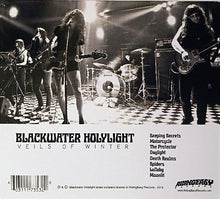 Load image into Gallery viewer, Black and white image of a band performing on stage with album details below.