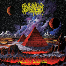 Cargar imagen en el visor de la galería, Album cover with a pyramid, planets, and cosmic background with text &#39;Children of Bodom&#39; and &#39;Absolute Elsewhere&#39;.