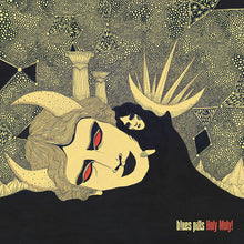 Cargar imagen en el visor de la galería, Album cover with stylized face and geometric patterns, featuring the text 'blues pills Holy Moly!'.