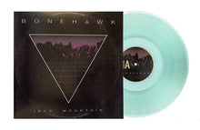 Cargar imagen en el visor de la galería, Vinyl record with 'Bonehawk' album cover featuring a purple triangle design.