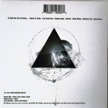Load image into Gallery viewer, Album cover with a black triangle and circular design on a white background