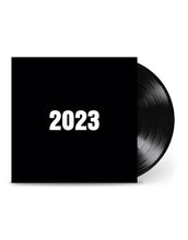 Load image into Gallery viewer, Black album cover featuring the year '2023' in white text centered