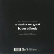 Load image into Gallery viewer, Black album cover with white text listing track names and credits