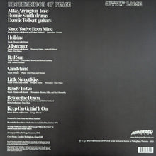 Charger l&#39;image dans la galerie, Back cover of a music album with tracklist on a black background