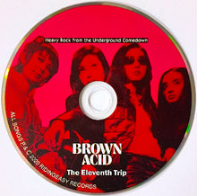 Cargar imagen en el visor de la galería, CD cover with a red background and text about 'Brown Acid' music.