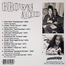 Cargar imagen en el visor de la galería, Brown Acid - The Eleventh Trip back album cover.