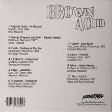 Charger l'image dans la galerie, Back cover of a music album with tracklist and record labels on a gray background
