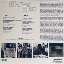 Load image into Gallery viewer, Brown Acid - The Fifth Trip back vinyl record cover.