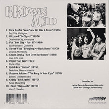 Load image into Gallery viewer, Brown Acid - The Nineteenth Trip back album cover.