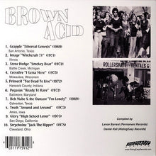 Charger l'image dans la galerie, Brown Acid - The Seventeenth Trip back compact disc cover artwork.