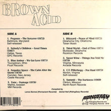 Load image into Gallery viewer, Brown Acid - The Seventh Trip back album cover.