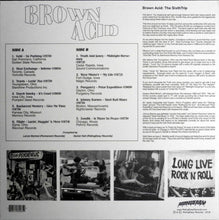 Cargar imagen en el visor de la galería, Brown Acid - The Sixth Trip back vinyl record cover.
