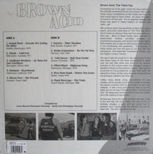 Cargar imagen en el visor de la galería, Brown Acid - The Third Trip back vinyl record cover.