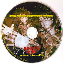 Load image into Gallery viewer, CD cover with artistic design and text about 'Brown Acid' and 'Heavy Rock from the Underground Comedown'.