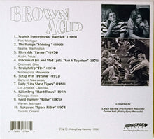 Load image into Gallery viewer, Album back cover with tracklist and black and white photos of people, compiled by RidingEasy Records.