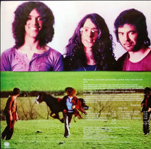 Cargar imagen en el visor de la galería, Album cover with three people at the top and a field scene below