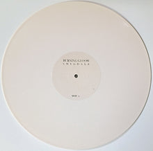 Load image into Gallery viewer, Vinyl record with 'Burning Gloom Amygdala' on a white background