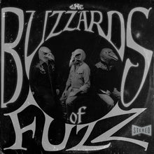 Charger l'image dans la galerie, Album cover with text 'The Blizzards of Fuzz' featuring three figures in a circle.