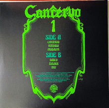 Load image into Gallery viewer, Vinyl record cover with green text on a black background