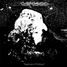 Load image into Gallery viewer, Album cover with a stylized portrait and text 'Symphonies Of Sickness' on a black background