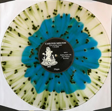 Cargar imagen en el visor de la galería, Vinyl record with blue and green design and visible label