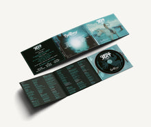 Load image into Gallery viewer, Open music album with cover and disc on a white background