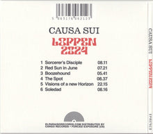 Load image into Gallery viewer, Causa Sui - Loppen 2024 back compact disc cover.