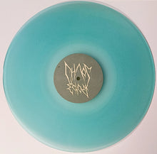 Cargar imagen en el visor de la galería, Turquoise vinyl record with a logo on a white background