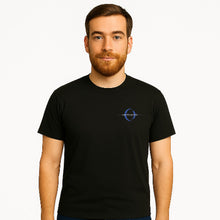 Load image into Gallery viewer, Person wearing a black shirt with "A Perfect Circle" on it.