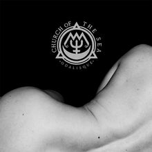 Charger l'image dans la galerie, This image features the back cover of the vinyl record "Odalisque" by Church Of The Sea. The design is minimalist, showcasing a stylized, monochrome graphic of a human back, with the artist's logo and the title of the album prominently displayed.