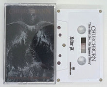 Charger l'image dans la galerie, Cassette tape with 'Churchburn' design on the cover and label.