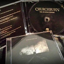 Charger l'image dans la galerie, CDs with 'Churchburn' album cover and disc on a black background