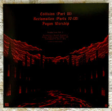 Load image into Gallery viewer, Album cover with red text on a black background