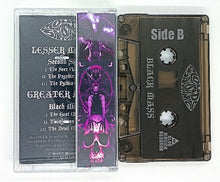 Charger l'image dans la galerie, Cassette tape with skull design and song titles
