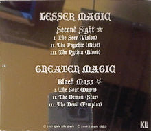 Charger l'image dans la galerie, Album cover with tracklist for 'Lesser Magic' and 'Greater Magic' by KL Music.