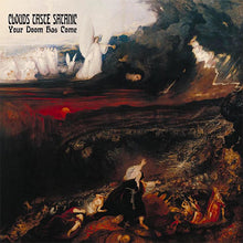 Charger l&#39;image dans la galerie, Album cover with artistic depiction of a dramatic scene, possibly from a classical painting, with text &#39;Clouds Taste Satanic&#39; and &#39;Your Doom Has Come&#39;.