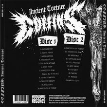 Charger l'image dans la galerie, Coffins - Ancient Torture back compact disc cover.