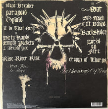 Charger l'image dans la galerie, Vinyl record sleeve with artistic design and text on a black background