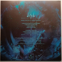 Cargar imagen en el visor de la galería, Vinyl record sleeve with artistic design and text on a dark background