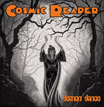 Load image into Gallery viewer, Album cover for 'Cosmic Reaper' with a hooded figure in a forest setting.
